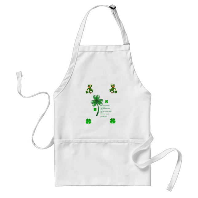 St. Patrick's Day Kitchen Apron Förkläde (Framsidan)