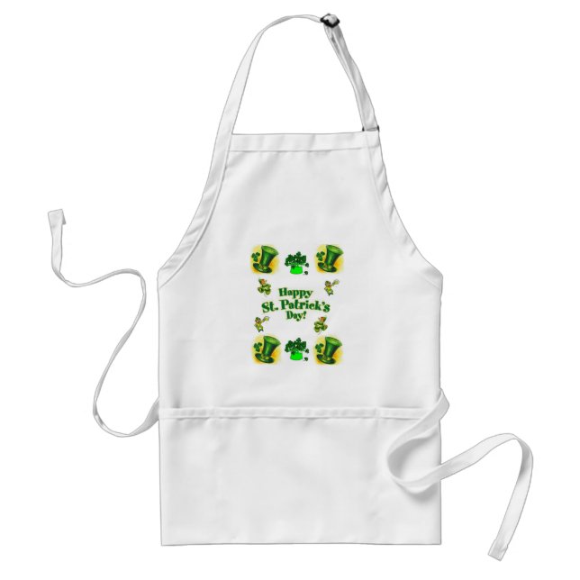 St. Patrick's Day Kitchen Apron Förkläde (Framsidan)