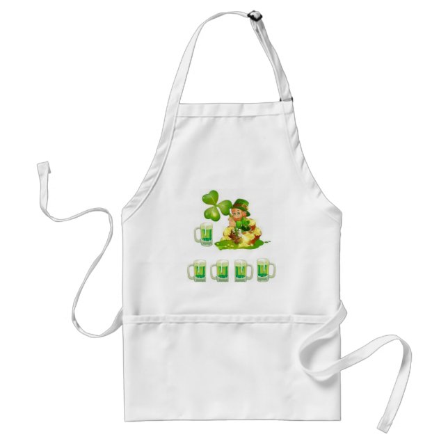 St. Patrick's Day Kitchen Apron Förkläde (Framsidan)