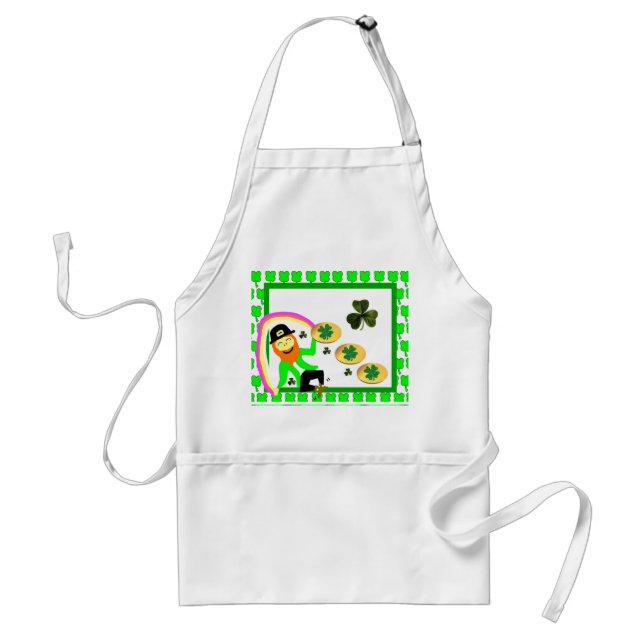St. Patrick's Day Kitchen Apron Förkläde (Framsidan)