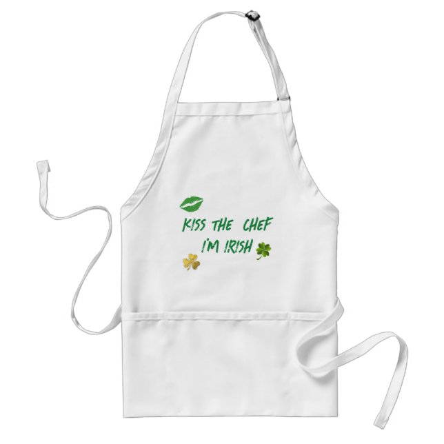 St. Patrick's Day Kitchen Apron Förkläde (Framsidan)