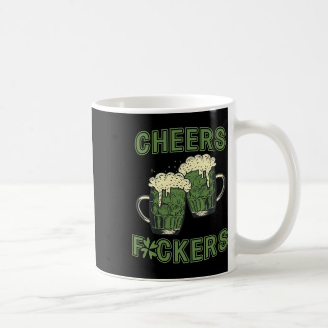 St Patricks Day Klädsel Skålar Dryck Öl Irländsk Kaffemugg (Höger)