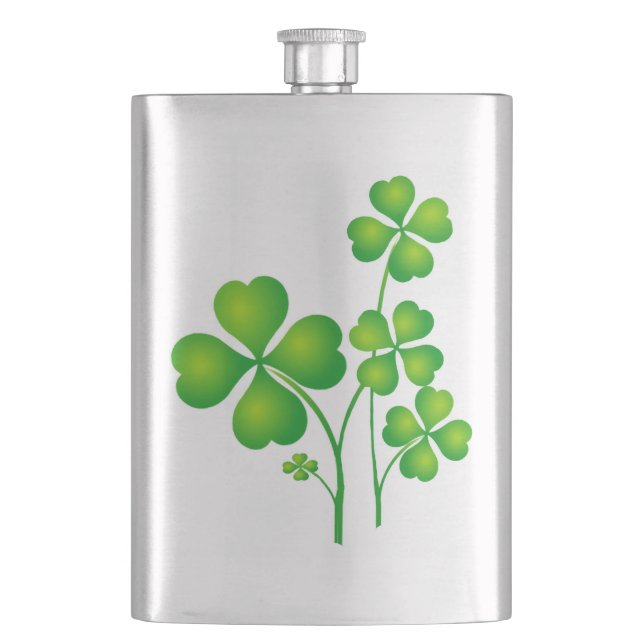 St. Patrick's Day Klöver + dina idéer Fickplunta (Framsidan)