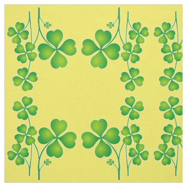 St. Patrick's Day Klöver + dina idéer Tyg (Provkarta)