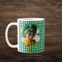 St. Patrick's Day Klöver Photo Kaffemugg