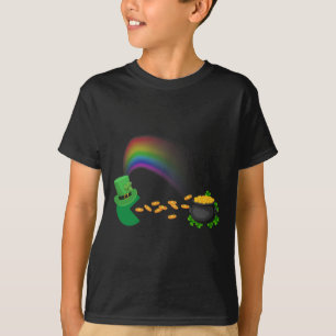 St patricks day Klöver Roligt Boys Girls Kids T Shirt
