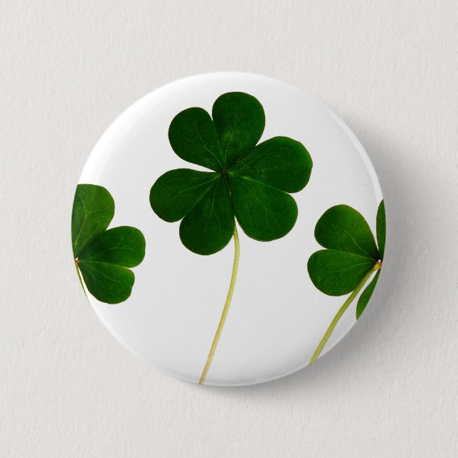 st patricks day klöver shamrock knapp (Framsida)