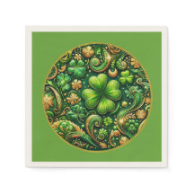 St. Patrick's Day Klöverdesign 