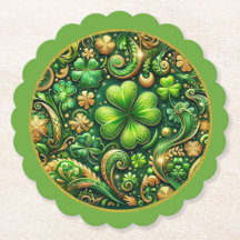 St. Patrick's Day Klöverdesign 