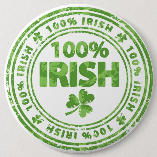 St patrick's day knäppas/klöver knapp (Framsida)