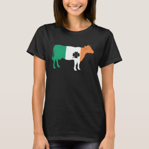 St Patricks Day Ko Irlandsk Shamrock Irland Ko T Shirt