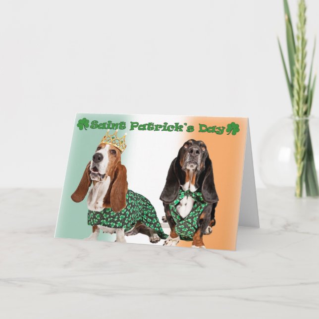 St patricks day kort (Framsida)