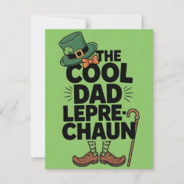 St Patrick's Day-kort till pappa Roligt Julkort