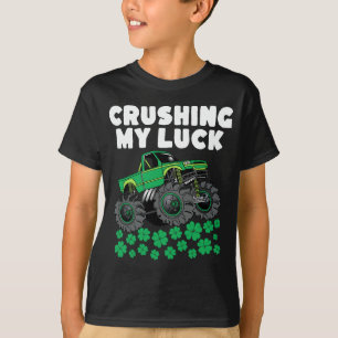 St Patricks Day Krossar Min Tur T Rex Lastbil Shirt