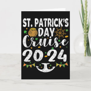 St Patricks Day Kryssningsfartyg Sällskap Rollig F Kort