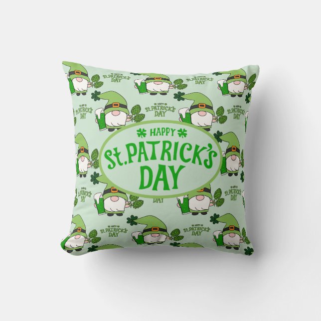 St. Patrick's Day Kudde (Framsida)