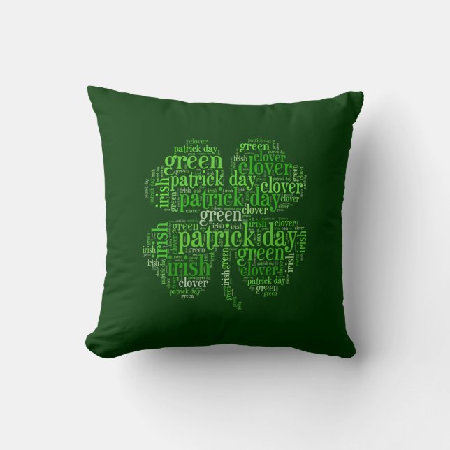 St. Patrick's Day Kudde (Framsida)