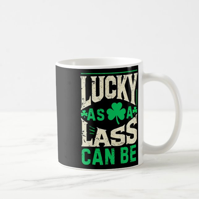St Patricks Day Kvinnor Shamrock Saint Patricks Da Kaffemugg (Höger)