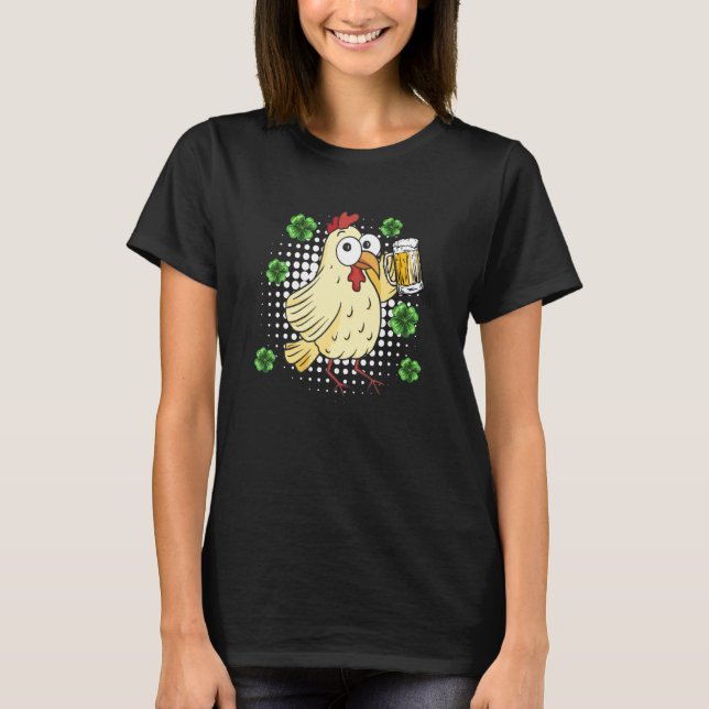 St Patrick's Day Kyckling  1 T Shirt (Framsida)
