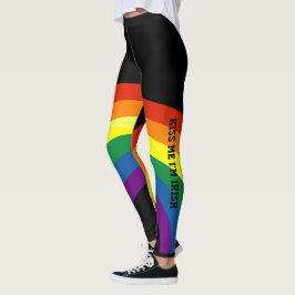 St patrick's day kysser mig regnbågen för leggings