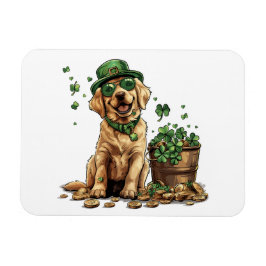 St. Patrick's Day Labrador Retriever Hund Magnet