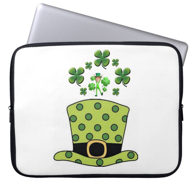 St. Patrick's Day Laptop sleeve (Framsidan)