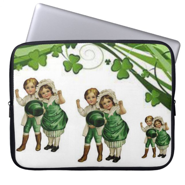 St. Patrick's Day Laptop sleeve (Framsidan)