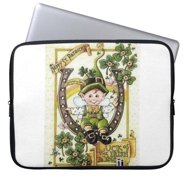 St. Patrick's Day Laptop sleeve (Framsidan)