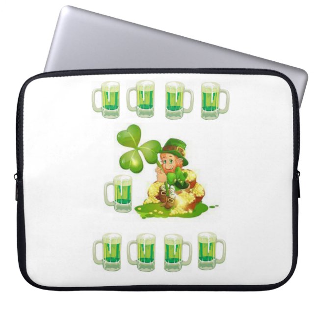 St. Patrick's Day Laptop sleeve (Framsidan)