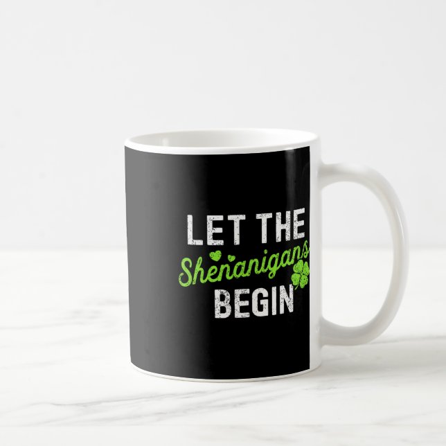 St Patricks Day Lärare Låt Bushen Börja  Kaffemugg (Höger)