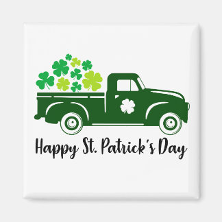 St.Patricks Day Lastbil Magnet