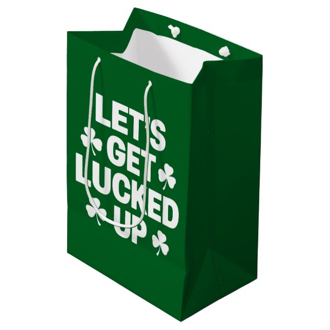 St Patrick's Day Låt oss bli turade upp irländsk k (Framsidan Vinklad)
