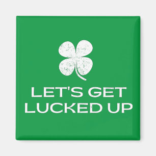 St. Patrick's Day Låt oss upp dig Magnet