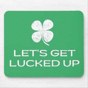 St. Patrick's Day Låt oss upp dig Musmatta