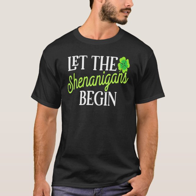 St patricks day Låt shenanigans starta kvinnor T Shirt (Framsida)