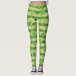st patricks day leggings