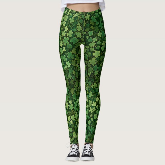 St. Patrick's Day Leggings - C005 (Framsida)