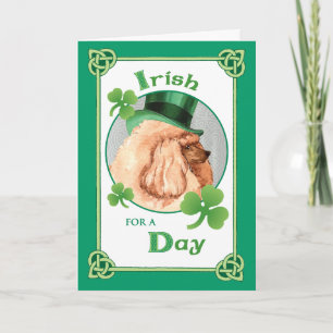 St. Patrick's Day Leksak Pudel Kort