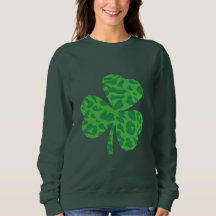 St. Patrick's Day Leopard Shamrock Shirt - Cheetah