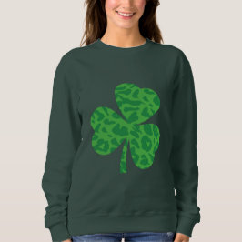 St. Patrick's Day Leopard Shamrock Shirt - Cheetah T Shirt