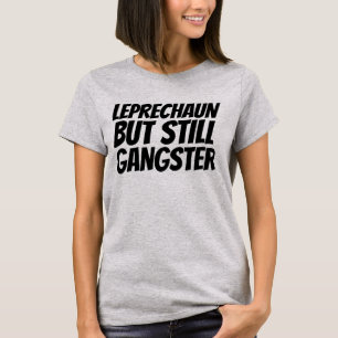 ST.PATRICKS DAY, LEPRECHAIN GANGSTER T-SHIRTS