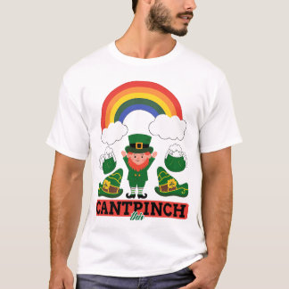 St. Patrick's Day Leprechaun and Rainbow T-Shirt D