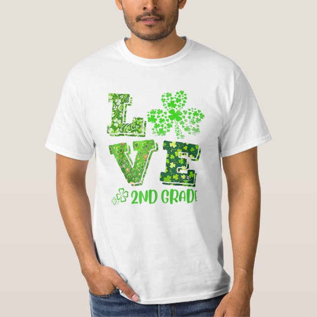 St patricks day Leprechaun Ansikte T Shirt (Framsida)