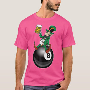 St patrick's day Leprechaun Beer Bassäng Player Bi T Shirt