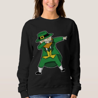 St Patricks Day leprechaun dabbing st patty s Kids T Shirt