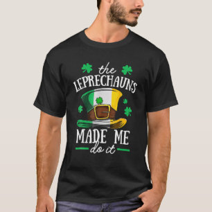 St patricks day Leprechaun fick mig att göra det t Shirt