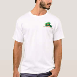 St. Patrick's Day Leprechaun in Pocket T Shirt