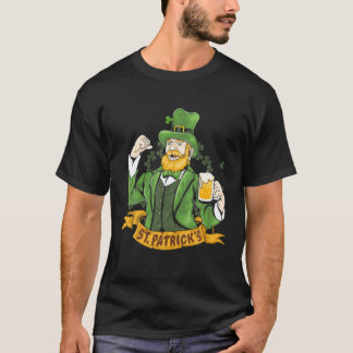 st patricks day Leprechaun Irish Boys Girls Funny T Shirt