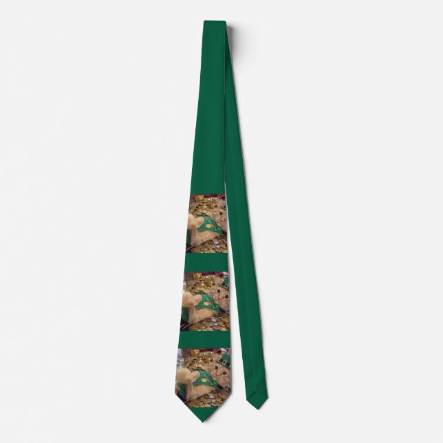 St Patricks Day Leprechaun Katt  Slips (Framsida)