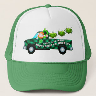 St patricks day Leprechaun Lynt dryck Keps